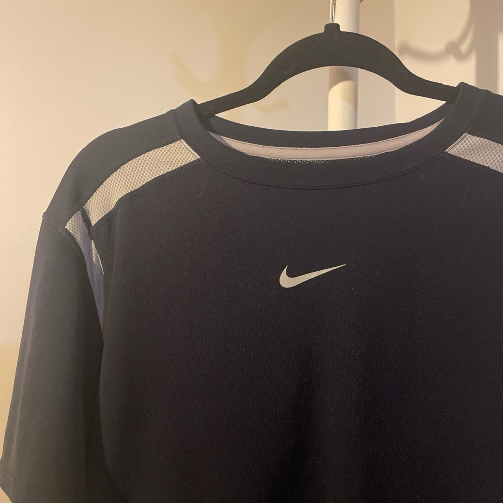 Nike Black Shirt with White Logo
